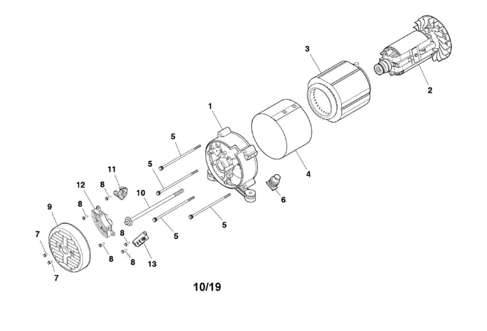 Alternator Diagram and Parts List for 030799-00  Briggs and Stratton Generator